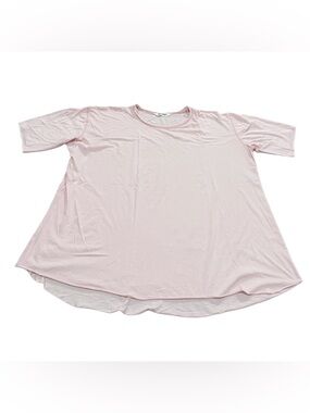 Muka Concepts natural sustainable lightweight loose t shirt raw edge XL